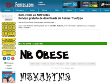 Tablet Screenshot of netfontes.com